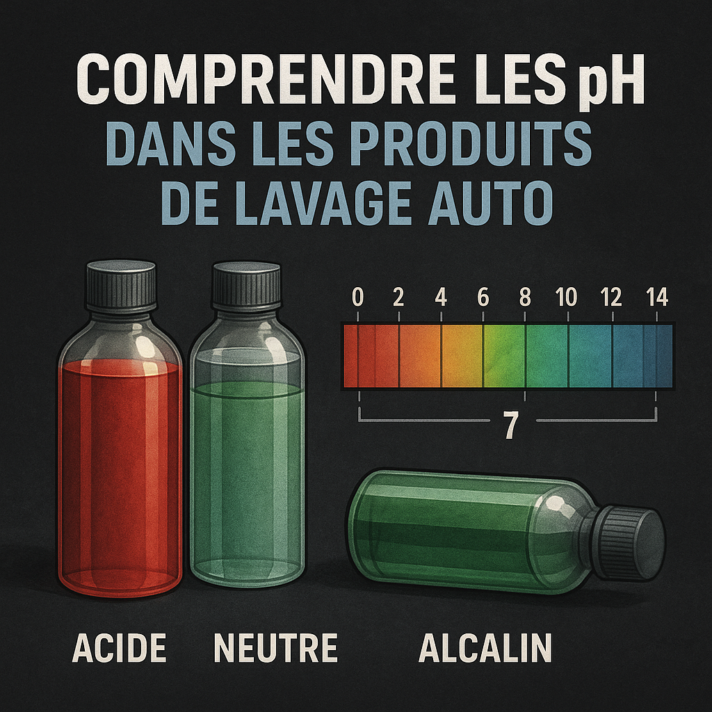 Comprendre les pH dans les produits de lavage auto : pourquoi c’est essentiel ?