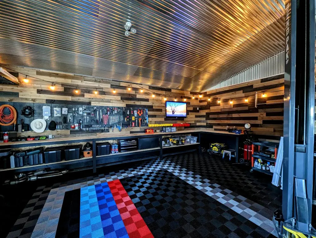 Dalles PVC PROSHINEAUTO pour Garage - PACK x40