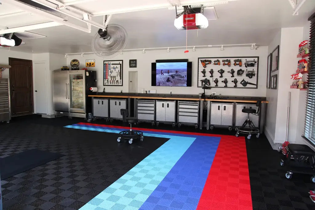PROSHINAUTO PVC tiles for Garage - PACK x40