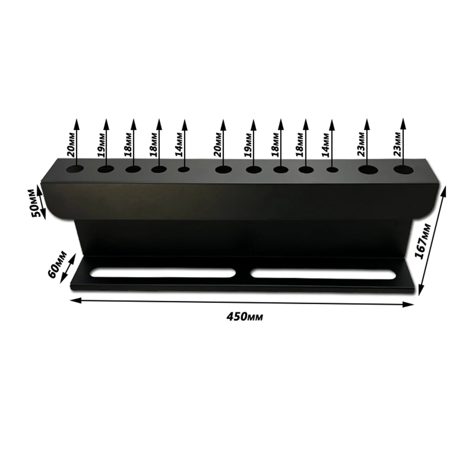 ProShineAuto Brush and Sprayer Wall Mount