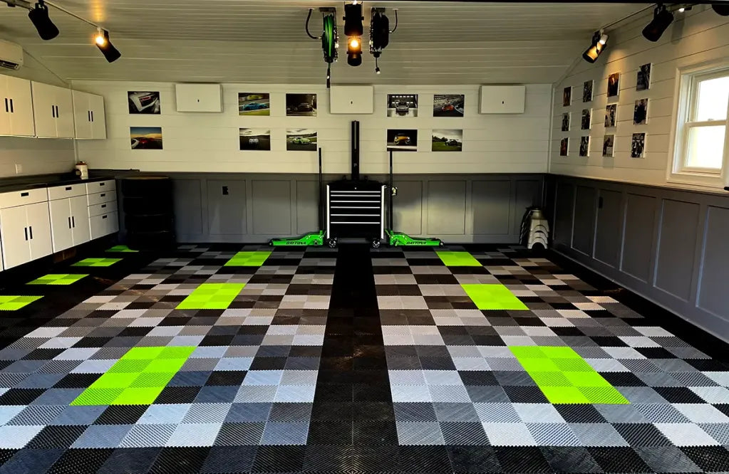PROSHINAUTO PVC tiles for Garage - PACK x40